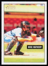 2005 Bowman Heritage Mike Matheny #90