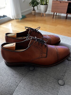 Allen Edmonds Clifton 3358 Walnut Brown Leather Cap Toe Derbys Size US 12 D Allen Edmonds Clifton 3358 Walnut Brown Leather Cap Toe  main image 2