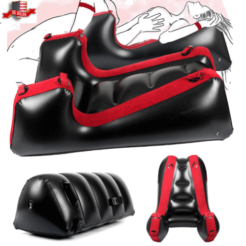 Aufblasbare Sexmöbel Split Bein Sofa Matte mit Riemen Stuhl Bett Sex Kissen USA - Bild 8 von 40