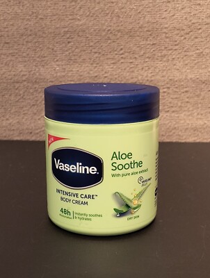 Vaseline Intensive Care Body Cream 400mL Aloe Soothe Pure Extract A38/A39 06/25