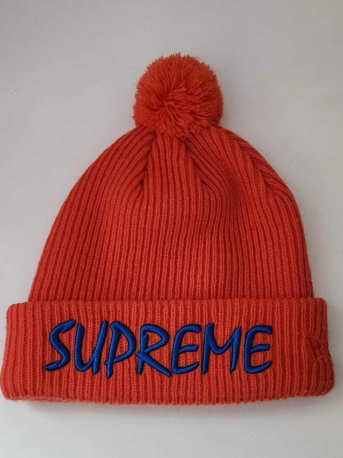 FW13 Supreme New Era bonnet petite boîte logo très rare chapeau orange vintage 2013