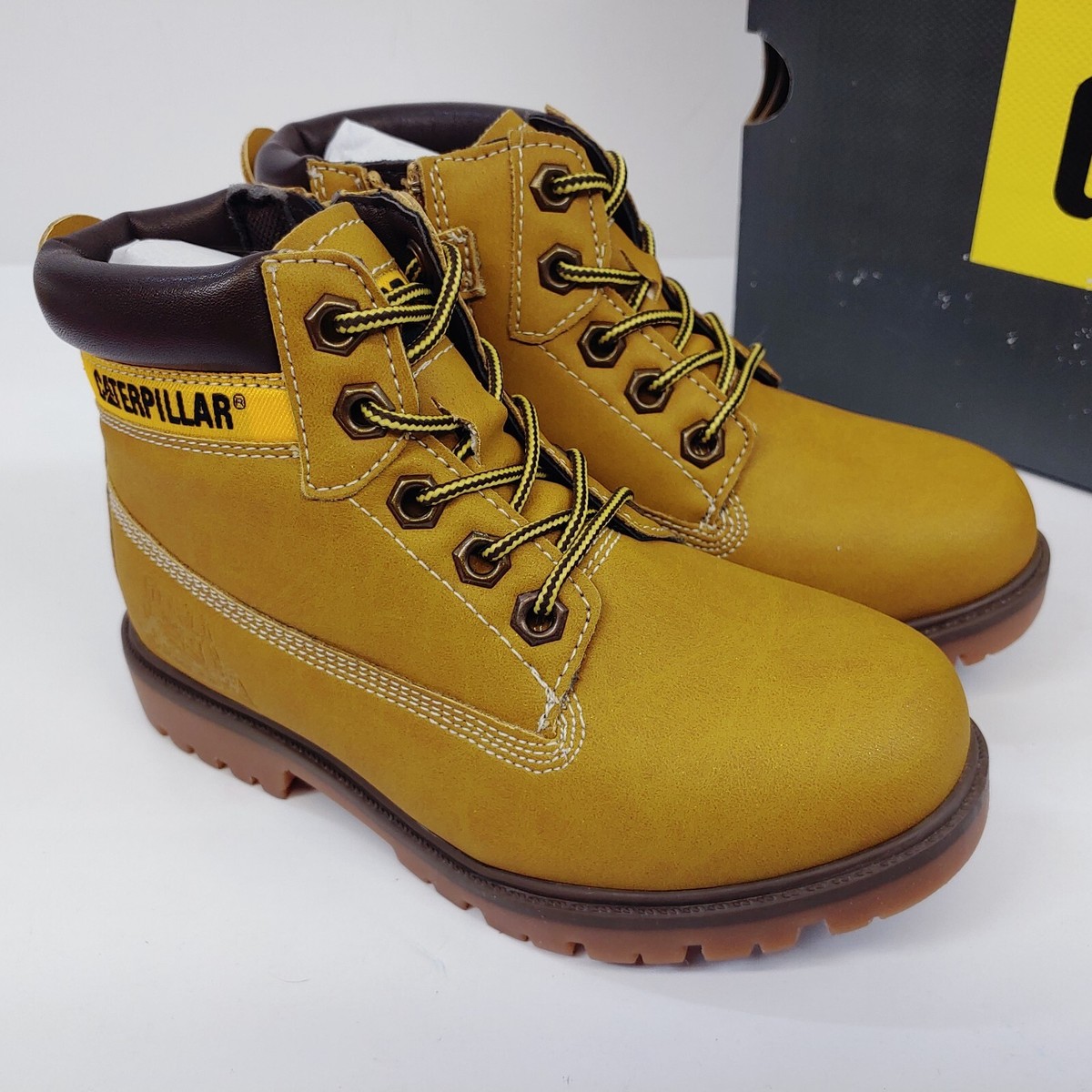 CAT Caterpillar Colorado Tan Boot Boys Toddler Size 13 CK264971 | eBay