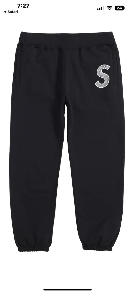 Supreme S Logo Sweatpants Medium Black FW18 | eBay Supreme S Logo Sweatpants Medium Black FW18 | eBay
