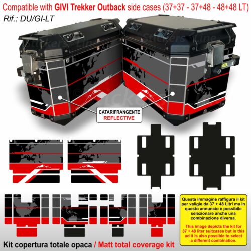 Satz Klebstoffe Koffer Seite Givi Trekker Kompatibel für Ducati Multistrada - Afbeelding 1 van 6