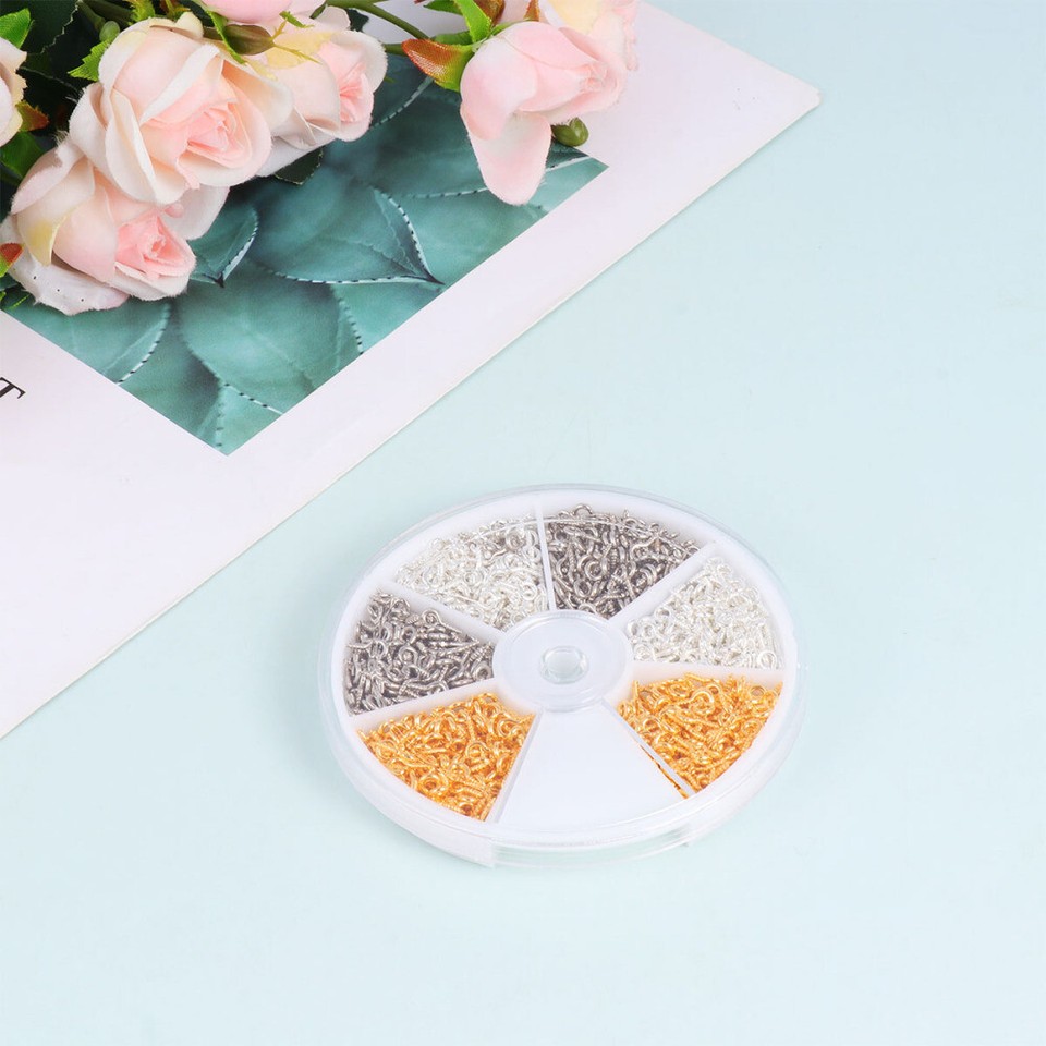 Screw Eyes Pin Bail Peg Heavy Duty Eye Bolts Screw Eye Resin Keychain