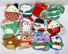 Squishmallows Christmas Holiday Squad 4-5  Complete lot of 12 BNWT