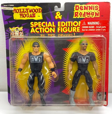 1997 WCW NWO Hollywood Hogan & Dennis Rodman Figures Special Edition NIB 72006