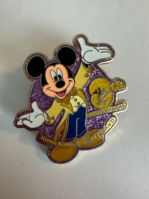 Disney pin HKDL Mystery Pin Mickey Mouse Hong Kong 8th Anniversary Pin (C4)
