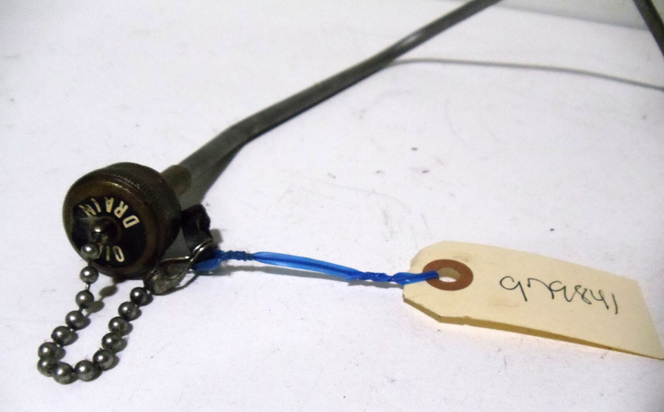 Assembly Line Label OMC 979841 Stringer Cobra 120hp 140hp 4cyl Oil Line Drain Tube Assembly ...
