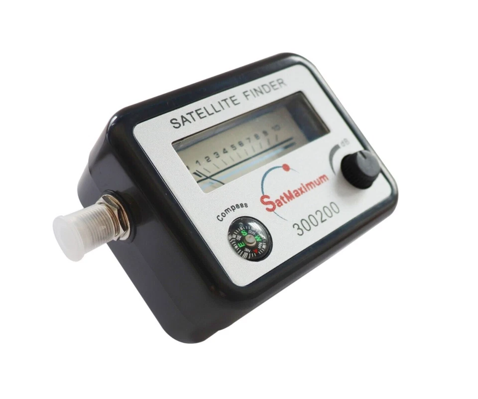 Analog Satellite Signal Finder Meter with Compass - Strength Detector - Image 3 of 4