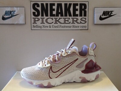 Nike Women's React Vision - Size: 7.5 - CI7523 500 - Venice / Plum Fog - NEW !