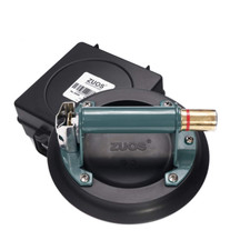 8" Glass Suction Cup Lifter - 600Lbs Capacity, Metal Handle  Brass Pump