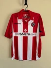 Macron Sheffield United 2009/2010 Home Football Shirt Soccer Jersey Sz L Mens