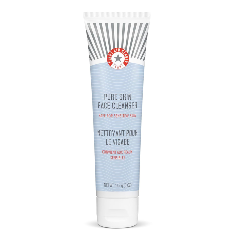 Pure Skin Face Cleanser, Sensitive Skin Cream Cleanser with Antioxidant