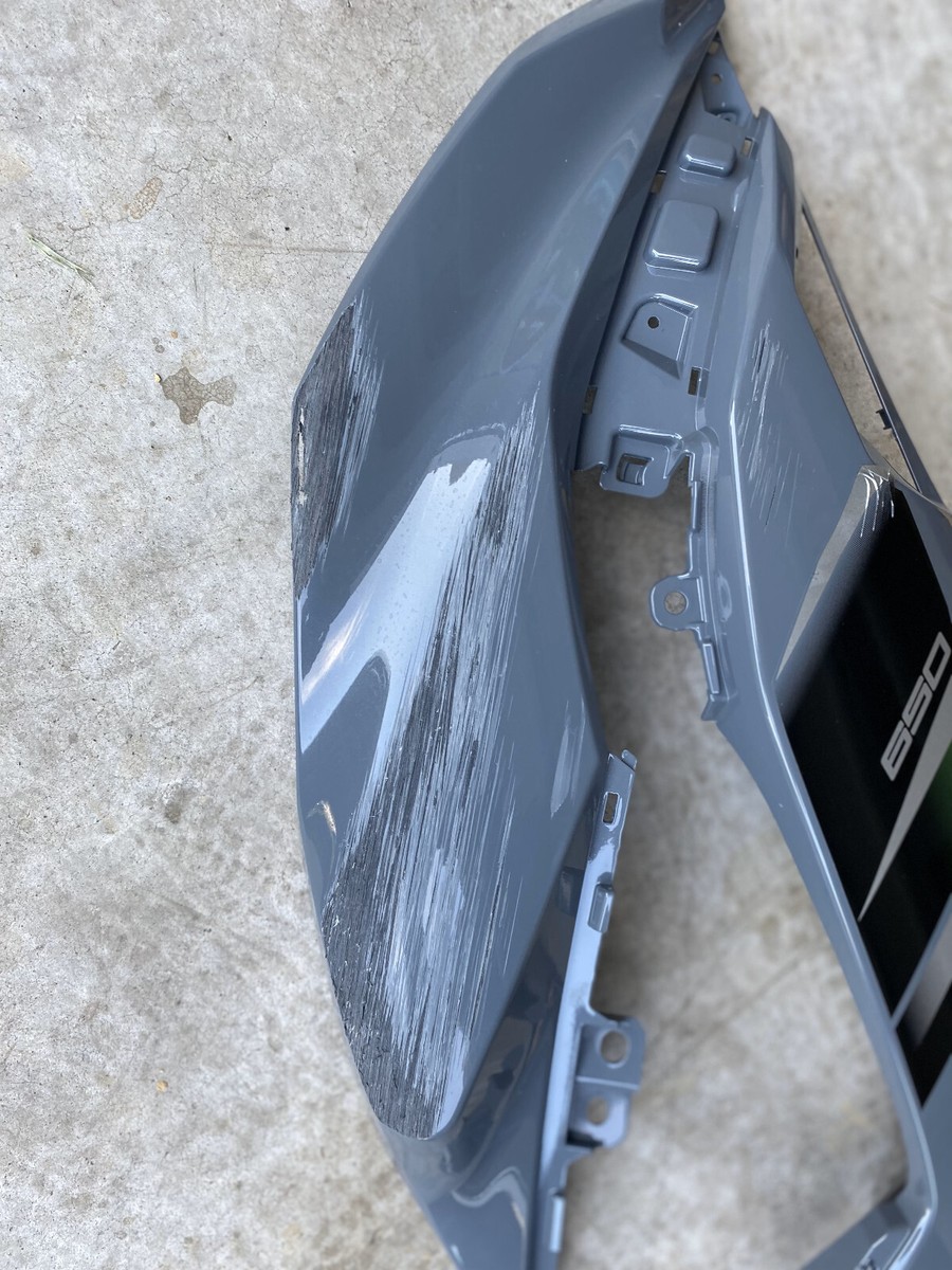 Kawasaki Ninja 650 OEM Right Lower Cowling Gray 2017 - 2019