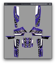 Fits BANSHEE YAMAHA GRAPHIC KIT STICKERS GRAPHIC KIT DECAL PEGATINAS 350