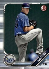 2019 Bowman Brendan McKay #BP-105 Prospects Tampa Bay Rays