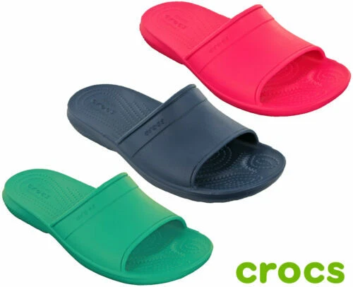 Sandalias y chanclas de mujer rosas Crocs