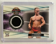 2021 WWE Topps - ILJA DRAGUNOV (NXT Worlds Collide) Event-Used Mat Relic MR-ID