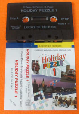 MC Pace Pavoni Pozzo HOLIDAY PUZZLE 1 LOESCHER EDITORE 7568 no cd lp dvd vhs