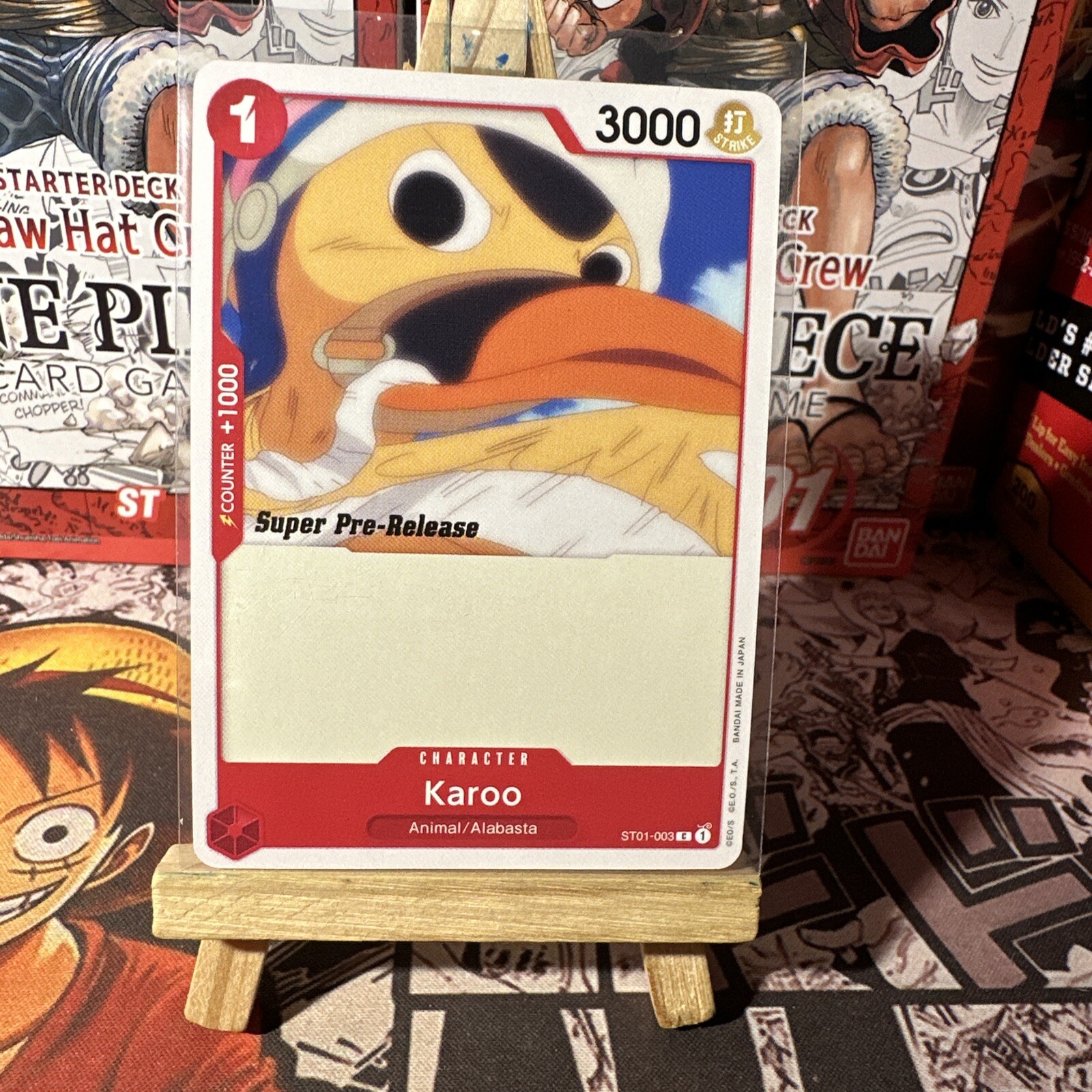 One Piece CCG Singles - Karoo - ST01-003 - Super Pre-Release Common