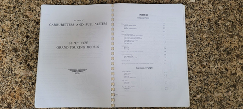 Jaguar 3.8 "E" Type Grand Touring Models Service Manual - Picture 4 of 17