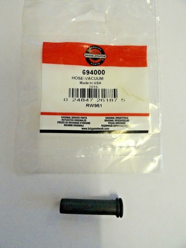 GENUINE BRIGGS & STRATTON 694000 VACUUM HOSE 281730 691040 original ...