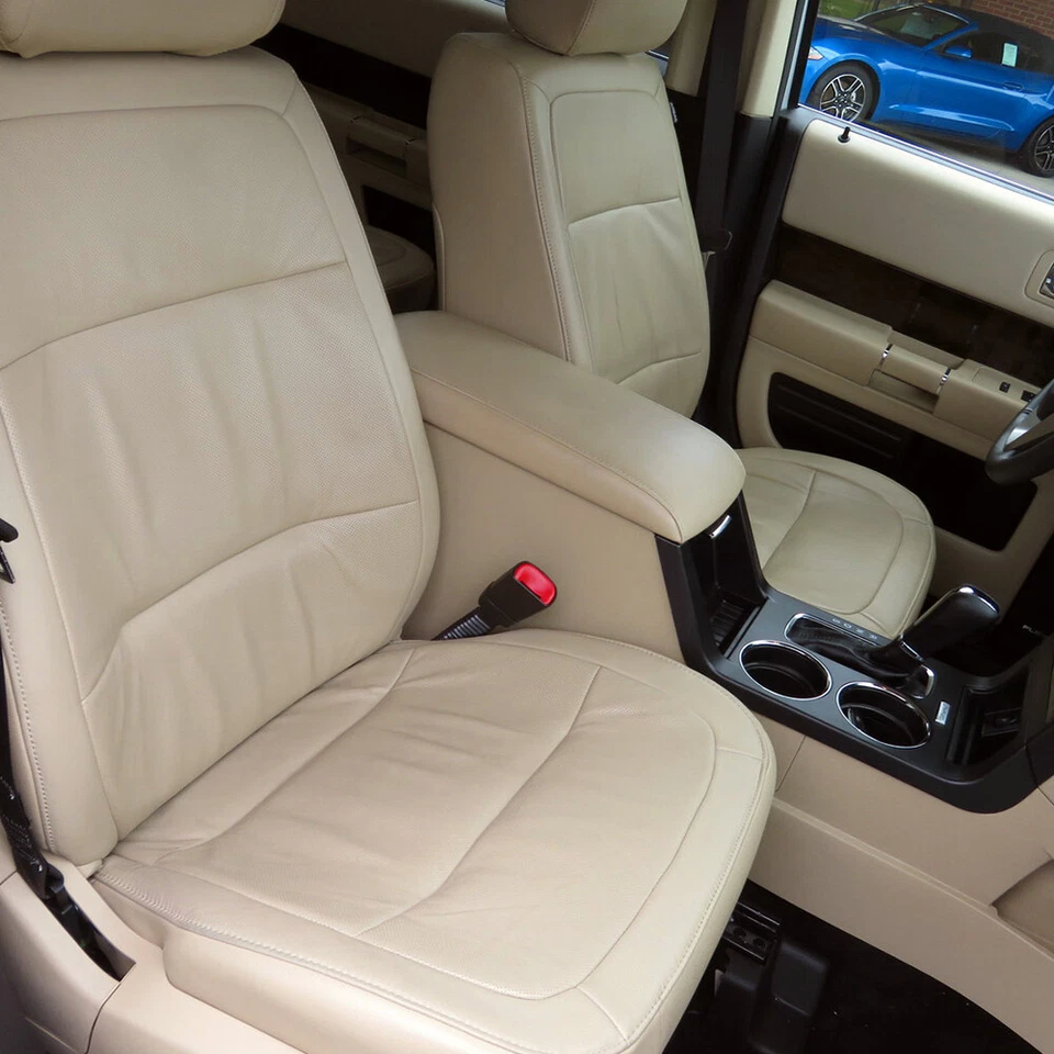 Cubierta de tapa de consola central apoyabrazos bronceado apta para Ford Flex 13-17 FA8Z-7406024-AA nueva Foto 3 de 4