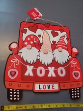 Valentines Day Gnome Hanging Sign