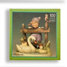 M.J. Hummel - Feathered Friends - 100 Piece Mini Puzzle - Sealed Made in USA