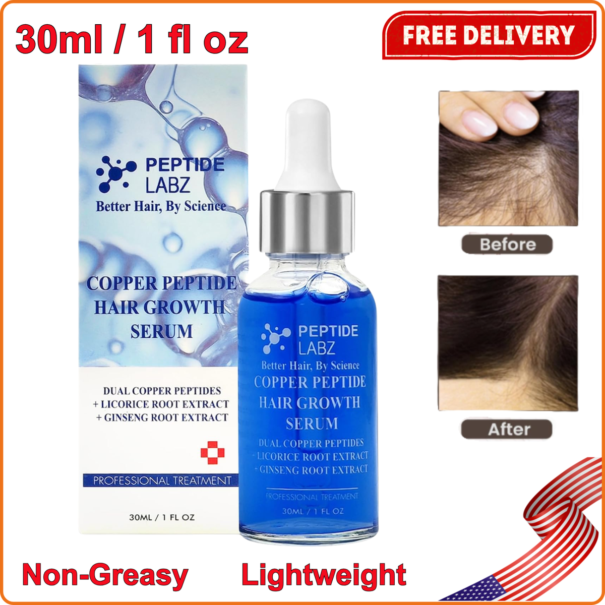 Copper Peptide GHK-CU, AHK-CU Peptide Hair Growth Treatment Serum Dual Peptides | eBay Copper Peptide GHK-CU, AHK-CU Peptide Hair Growth Treatment Serum Dual Peptides | eBay