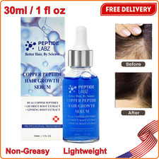 Copper Peptide GHK-CU, AHK-CU Peptide Hair Growth Treatment Serum Dual Peptides