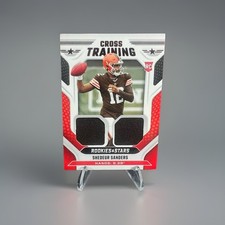 Panini 2025 Rookies & Stars Cross Training Shedeur Sanders Browns RC Mem #CT-SSS