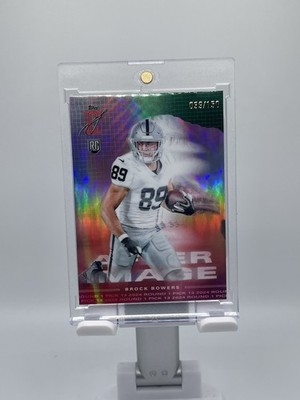 2024 Topps Signature ClassBROCK BOWERS (RC) After Image Green Refractor #/150