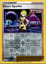 Elesa's Sparkle 233/264 Reverse Holo Fusion Strike