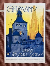 Ludwig Hohlwein Germany Poster, 1920, rare, nice!