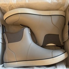 Huk Rogue Wave Waterproof Fishing Boots Grey Rubber Men's US 10 H8021027-020