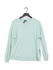 Sweaty Betty Women's Hoodie UK 8 Green Cotton with Lyocell Modal Pullover