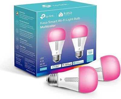 Kasa Smart KL135P2 TP-Link 2-pack - Bulb Full Color RGB Alexa Google Home NEW