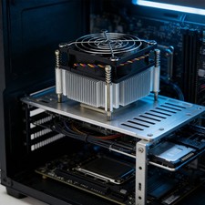 80MM CPU Air Cooler 4PIN PWM Cooling PC Radiator Fan for Intel 2011 X79 X99 CPnK