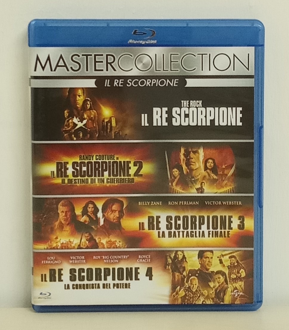 Il re scorpione collection 1/2/3/4 - cofanetto Blu Ray