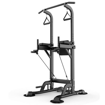 Pull-Up Bars & Squat Bar Power Tower Dip Stands  Strength Training for Home Gym