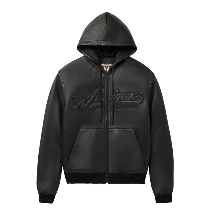 Avirex Script Leather Hoodie Jacket Black Wheat White Multi Color Sizes XS-6XL
Opens in a new window