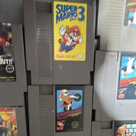 Nintendo NES Game Lot of 11: Mario, Punch-Out, POW, Duck Hunt and more