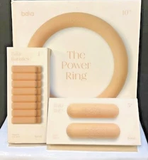 BALA Home Gym SAND 1lb Bangles, 10lb Power Ring, 3lb Bars New