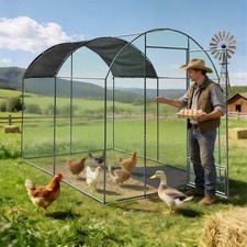 Large Chicken Coop Run Enclosure Outdoor Backyard Farm Poultry Hens Ducks Coops
