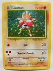 Hitmonchan Pokemon Card Holo WOTC 7/102 Base Set Rare Vintage 1999 Original LP