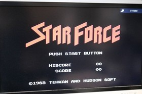 Hudson Star Force MSX Bee Card 1985 Shoot Em Up Japan Vertical Shooter Retro