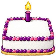 30 Custom Cake Personalized Address Labels