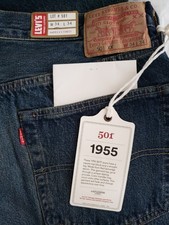 LEVI'S 1955  501 xx LVC Vintage Clothing JAPAN Pre-shrunk Selvedge Jeans 34/34